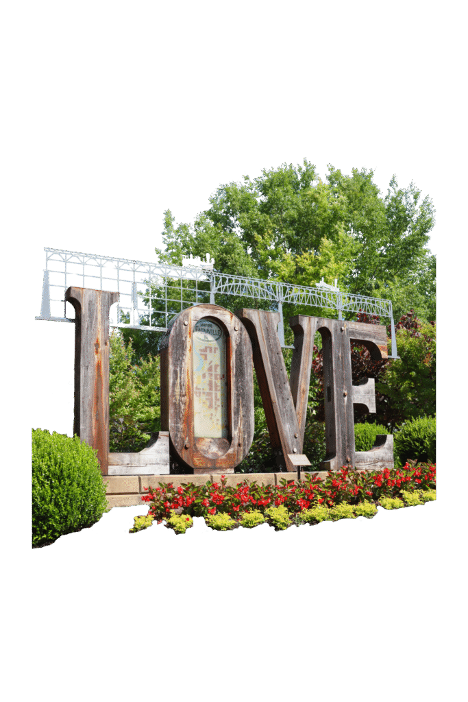 prince edward county LOVE sign