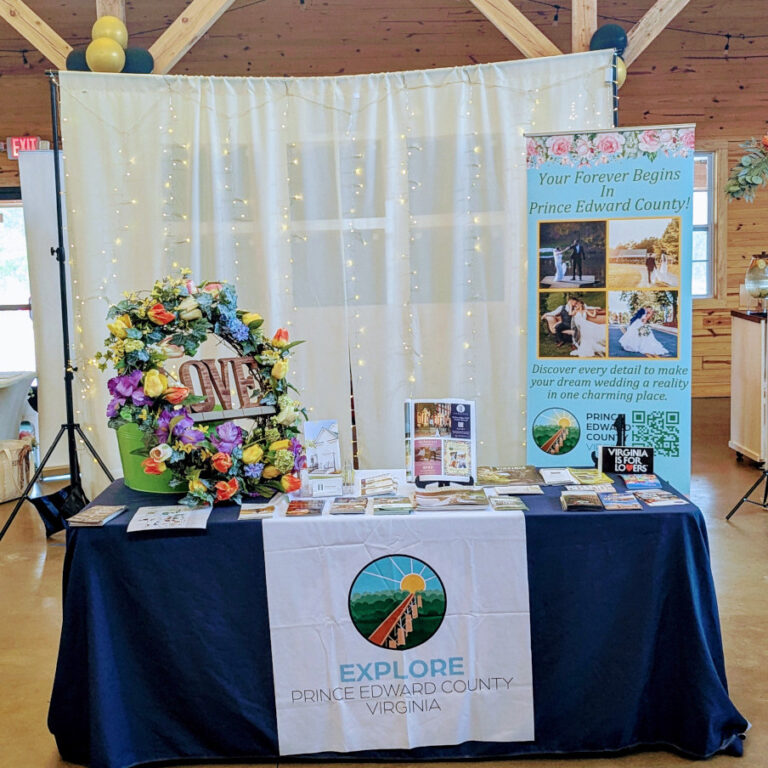 Farmville Bridal Expo Tourism Booth