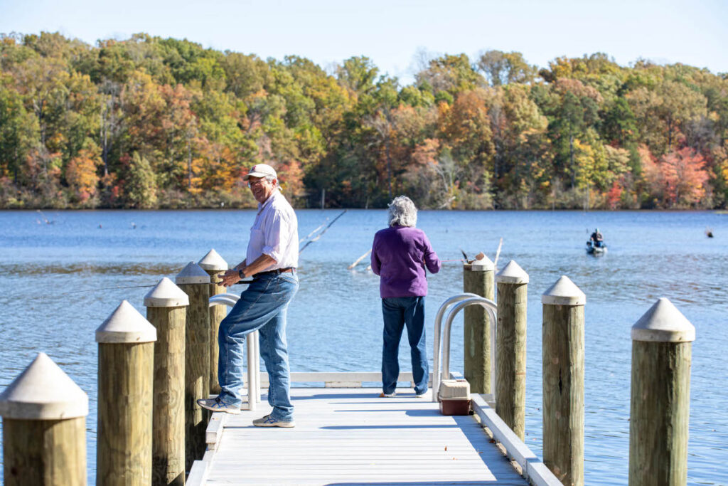 Fishing at Briery Creek