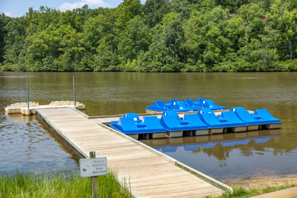 Paddle Boats at Twin Lakes State Park