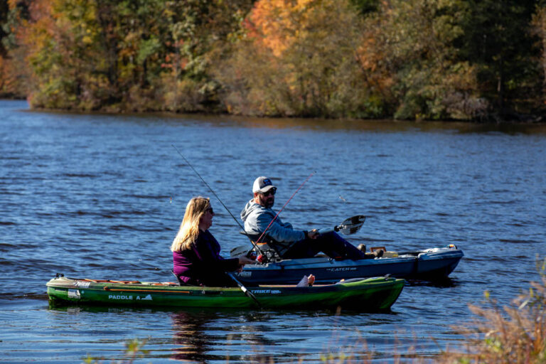 fishing at sandy river