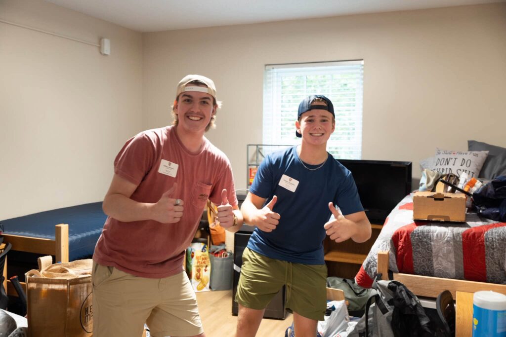 Hampden Sydney Students in Dorm